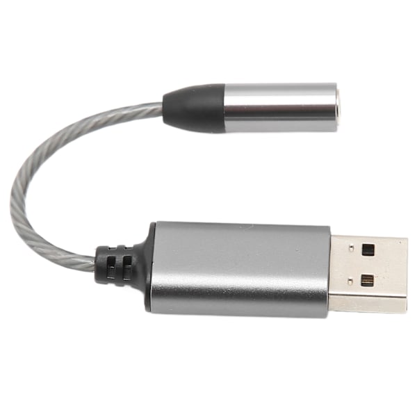USB-sovitin 2 in 1 Laaja yhteensopivuus Älykäs siru Kompakti Kestävä Helppokäyttöinen USB - Aux-kaapeli kotiin ja toimistoon