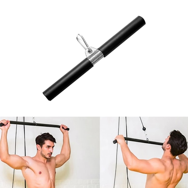 Roterande rak stång DIY Bicep Pull Up Bar med handgrepp Roterande rak stång för professionella gym