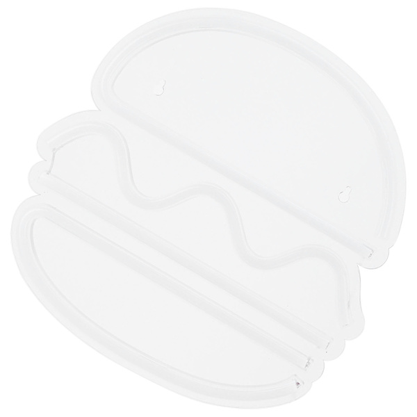 LED Neonljus USB Hamburgare-formad skyltbelysning Hem Sovrum Bar Pub Butik Dekoration
