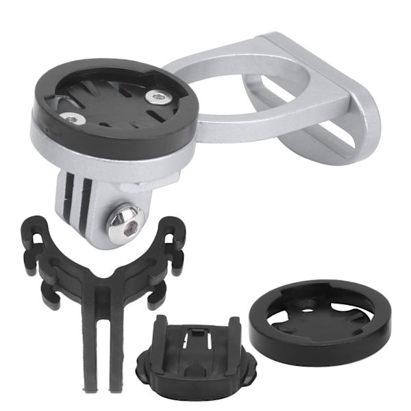 Styrhöjningsfäste för cykelcomputer i aluminiumlegering med ficklampafäste Adapter Titanfärg