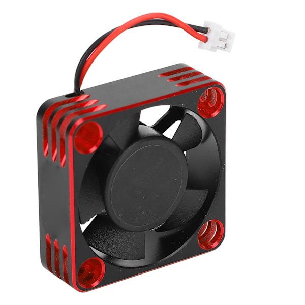 SURPASSHOBBY Elmotor Køleblæser 30x30mm 28000RPM 58V Passer til 1/10 1/12 1/8 RC bil (sort rød)