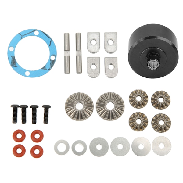 Diff Sæt Spiral Foran Bagud Udskiftning Aluminium Legering til ARRMA 1/7 1/8 Serie Fjernstyret Køretøj Dele Sort