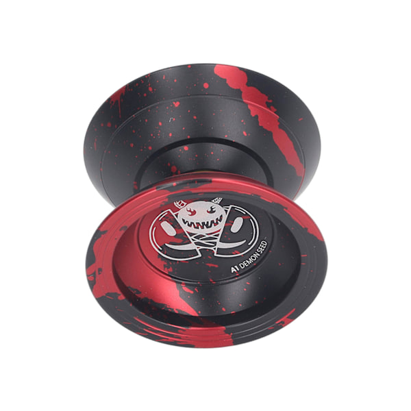Yo Toy 2 Rotasjonsmoduser String Trick De-stressende Uresponsive Yo-yo med Kulelager for Barn Svart Rød