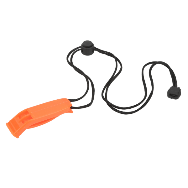 Safety Emergency Whistle Plastic Marine Survival Whistle med snor for utendørs båtliv