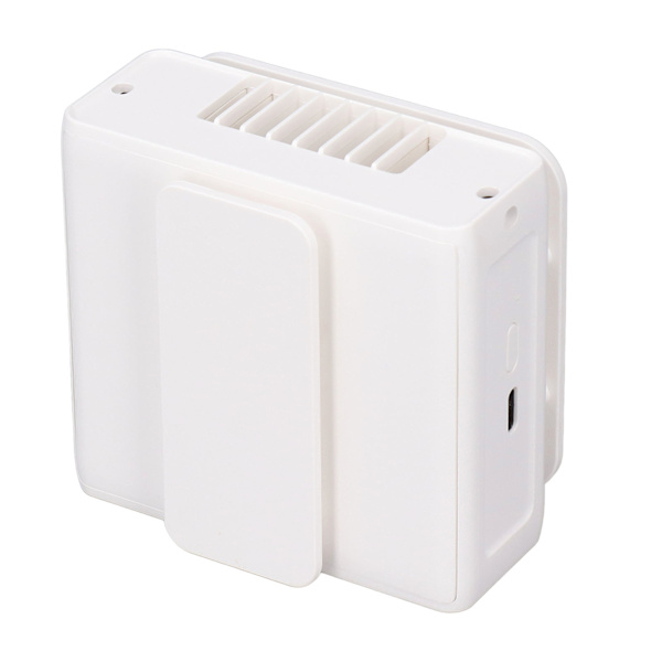 Mini Midje Fläkt Vindhastighet Justerbar Lågt Ljud 5000mAh Batteri Portabel Midje Fläkt för Utomhusbruk
