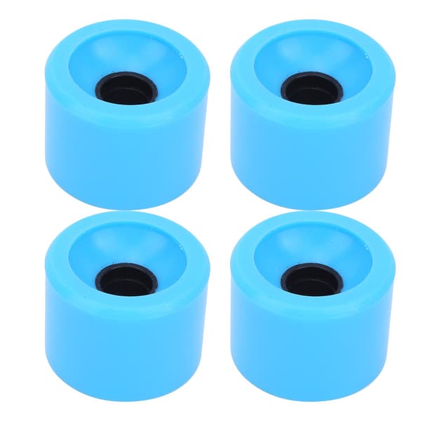 4 stk./sæt Skateboard Høj Elastisk Farverig PU Hjul Tilbehør til de fleste skateboards Blå