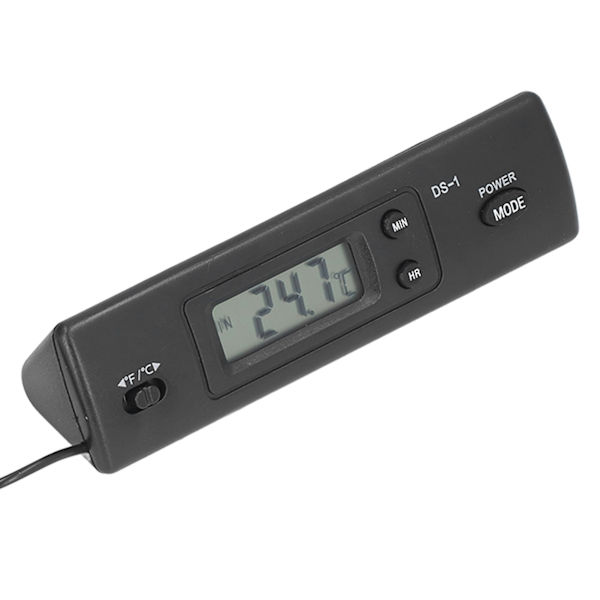 Digital termometer temperaturmätare termometer med vattentät sond för fordon fisk tank kylskåp