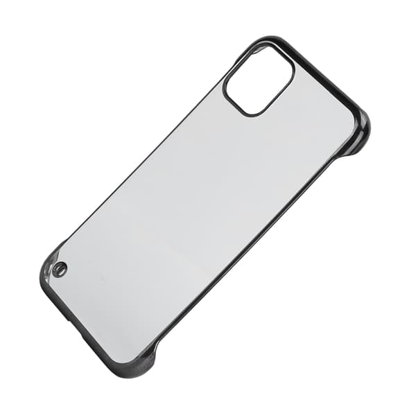 Elektropläterad Hård PC Iphone 11 Halv Ram Transparent Mobilskal