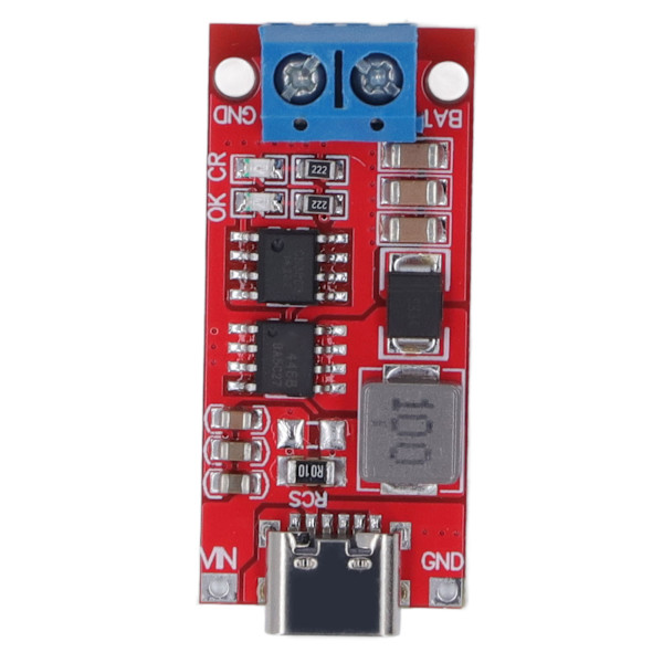 3S batterioplader Step Up Boost Modul PCB Type C Oplader Step Up Boost Inverter Board DC3-6V 1A
