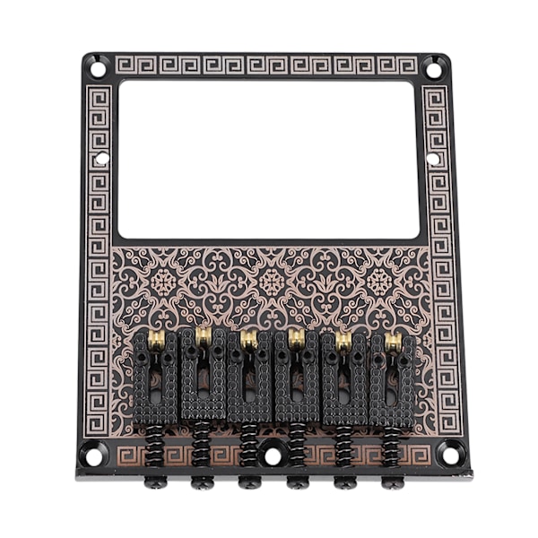 Sadel Guitar Bridge Humbucker Pickup Slot för TL Telecaster Elgitarrer Svart Kalejdoskop