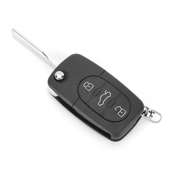 Bil Vikbar Nyckel Fob Skyddsfodral 3 Knappar ABS-skydd Biltillbehör Passar för S60