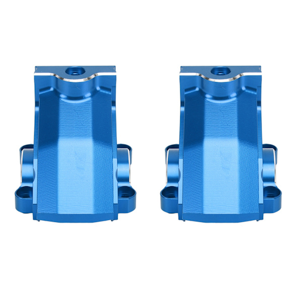 2 st RC-bil Växellåda Hus Ersättning för TRAXXAS 1/5 RC-bil Aluminiumlegering Fram Bak Universal Differential Cover Blå