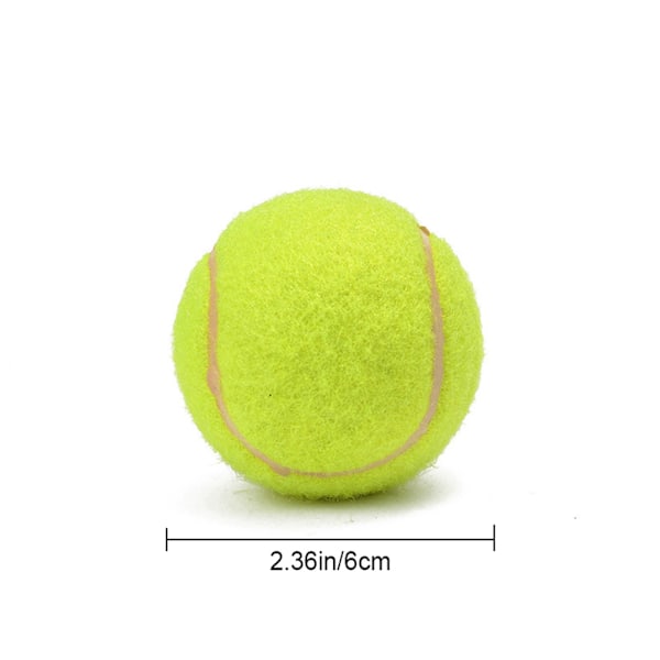 3 stk. tennisbolde, højelastiske, holdbare, tryksatte bolde med dåse til begyndertræning, boldøvelse, konkurrence
