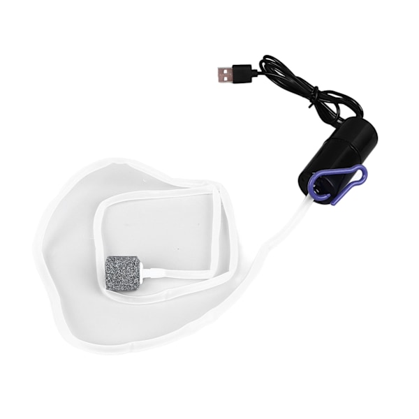 USB-luftpump för akvarium - Tyst, energisnål, mångsidig, bärbar mini-luftpump för akvarium