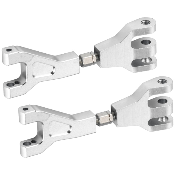 RC aluminiumlegering främre övre svängarm Passar för REDCAT 1/10 XTE fjärrkontroll bilmodell Silver