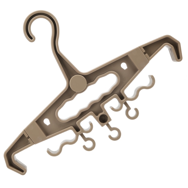 Industriell plasthenger Heavy Duty Multipurpose Gear Hanger Avtakbar Utendørs Jakt Tan