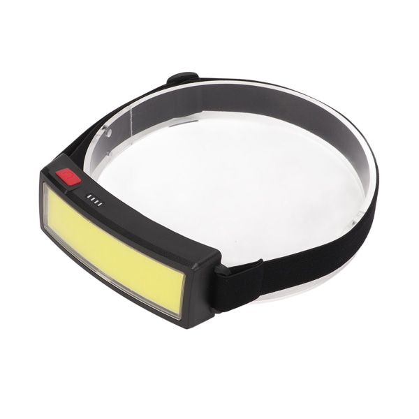 COB Pannlampa USB Uppladdningsbar Lättvikts LED-huvudlampa med hög ljusstyrka för fiske Camping Nattridning