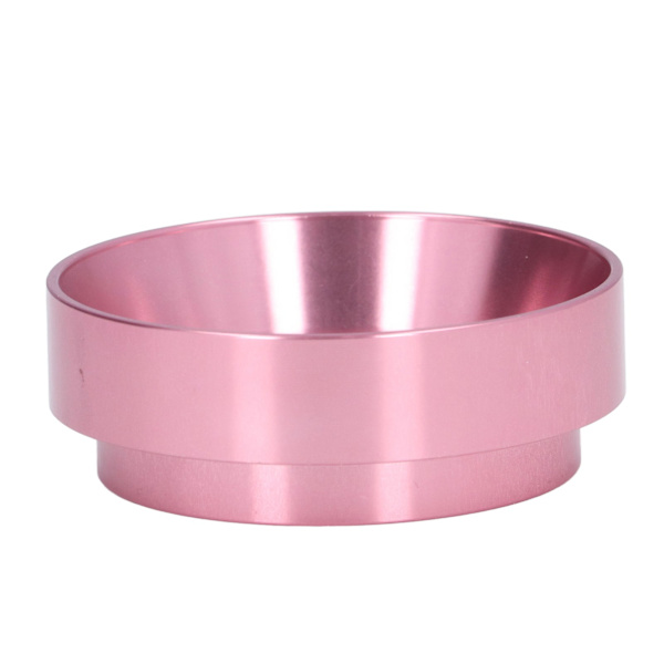Doseringstratt i aluminiumlegering, universell doseringsring med magnetism för hushåll, kaffebryggare, Shoprose rosa 51 mm
