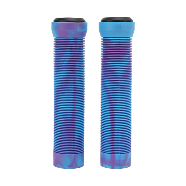 1 par/sæt 22,2 mm gummihåndtag med anti-slip tekstur Mountainbike-håndtagsdæksel Lilla blå