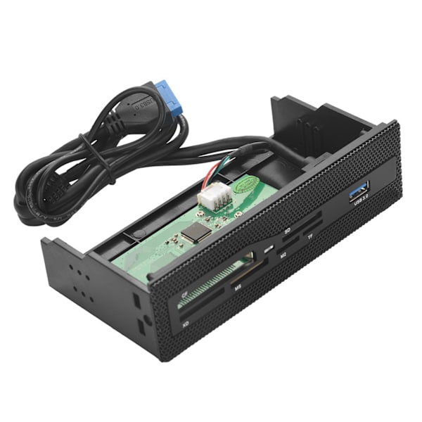 PC intern kortläsare USB 3.0-port M2 SD MS XD CF TF-kort Dashboard Frontpanel