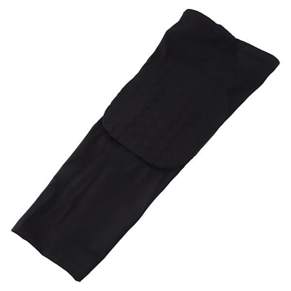 Sport Knäskydd Svart Mjuk Flexibel Polyester Ergonomisk Bärbar Skyddande Kompressionsknäskydd för Män Kvinnor M