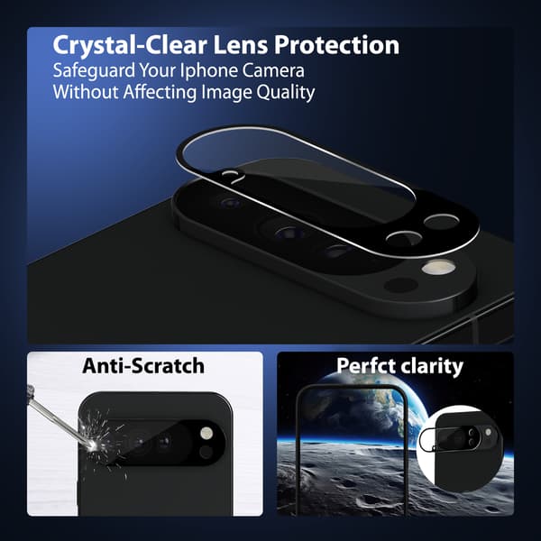 2-Pack Google Pixel 10 Pro Privacy Skärmskydd & 2-Pack linsskydd - Härdat Glas 9H - Super kvalitet 3D