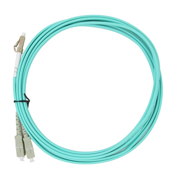 Optisk kabel multimod dubbelkärnig LC/UPC SC/UPC optisk fiber för dataöverföring.