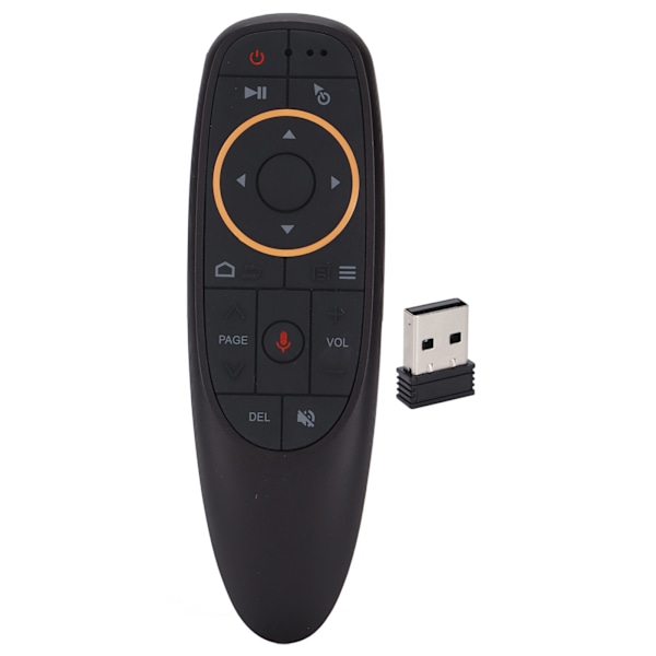 Luftmus med indbygget gyroskop, plug and play, ergonomisk design, præcis kontrol, fjernbetjeningsmus til TV og computer
