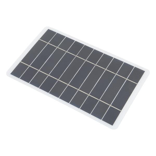 Solcellelader Hvit Monokrystallinsk Silisium Bærbar Mini Solcellebatterilader 8W 5V