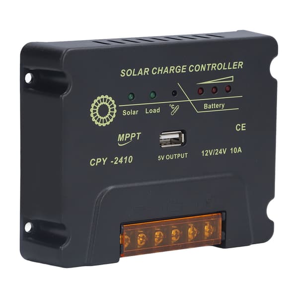 Solar Charge Controller 12V 24V Automatisk Tilpasning 10A MPPT Solar Charge Controller til Industrivand