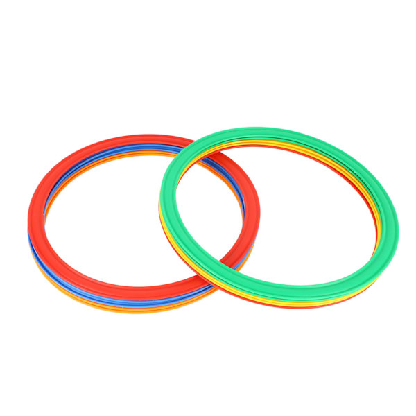 Barnens Sport Hastighetsring Set 10 Ringar 10 Spännen Ökad Smidighet Utomhus Ringar Leksak M 28cm