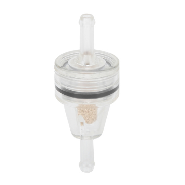 6mm Inline Drivstoffilter Transparent Universal ABS Varmebestandig Holdbar Motorsykkel Del
