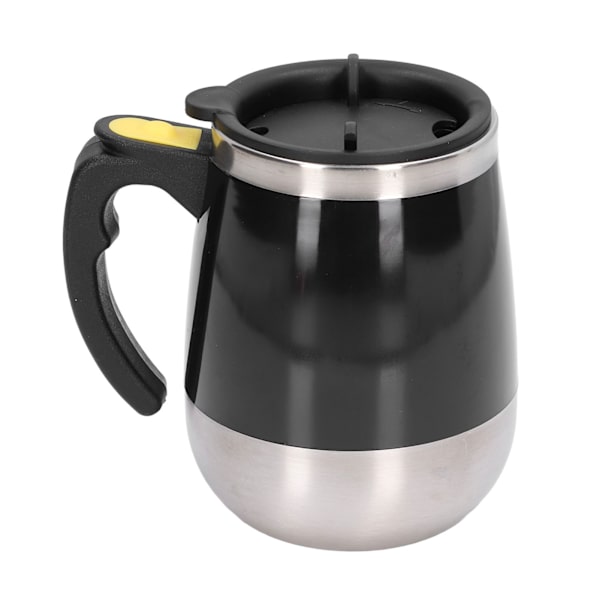 Självrörande mugg automatisk blandning magnetisk mugg rostfritt stål kaffekopp för drycker te varm choklad mjölk svart