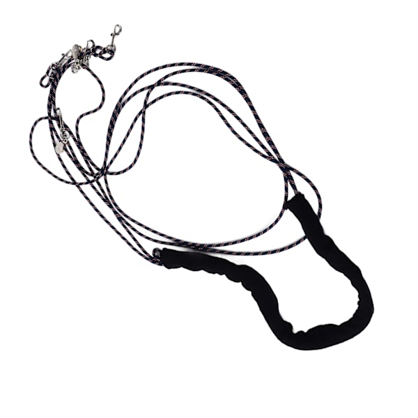 Justerbar Hest Trening og Lunging Hjelpemiddel Hest Lunging Trening Hjelpemiddel Lunge Utstyr for Hest Trening Svart