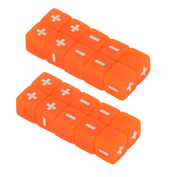 20 st 16 mm set Matematik Driftberäkning Minustecken plus leksaker för barn Klassrumsundervisningsmaterial Orange