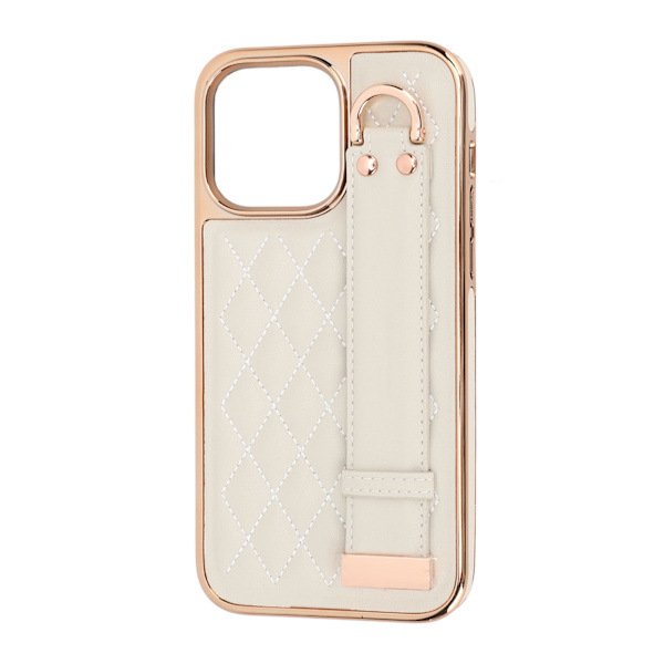 Ranneke phone case ja rannehihna case Iskunkestävä naarmuuntumista suojaava puhelimen cover Maitovalkoinen IPhone 12 Pro Maxille