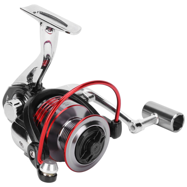 AL Metal Spinning Reel 13+1BB 5.0:1 Gear Ratio Foldbar Vippearm Fiskehjul Tilbehør (AL2000)