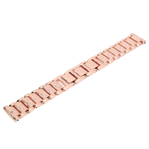 22 mm glänsande Smartwatch-band för Samsung Gear S3/ Gear2 R380/ Gear2 Neo R381/ Live R382Rose Golden (opp)