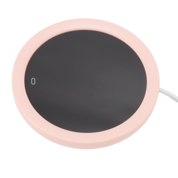 USB-kaffemuggsvärmare Elektrisk gravitationsomkopplare 55 Celsius Grader Mjölkvärmningsplatta för kontor Rosa