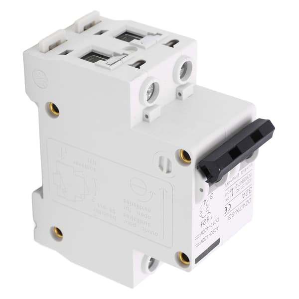 2P Miniature afbryder DIN-skinne montering afbryder til solsystem DC12-400V AC90-400V 32A