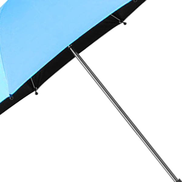 Babyvogn Parasol UV Beskyttelse Fri Rotation Aftagelig Universal Vogn Paraply Blå