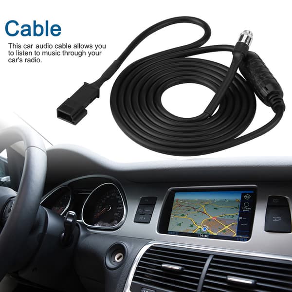 3-polet AUX-lydkabeladapter til E39 E46 E53 X5 16:9 CD-afspiller Navigation