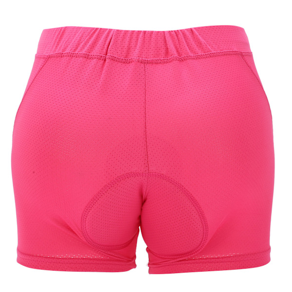 Cykling Vadderade Shorts Silikonkudde Design Elastiska Mjuka Andningsbara Bekväma Cykelunderkläder för KvinnorXL