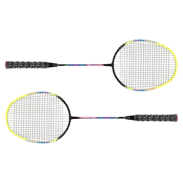 1 Par Grønt Badmintonsett - Stilig, Lett, Komfortabelt Grep, Sklisikkert Badmintonracket