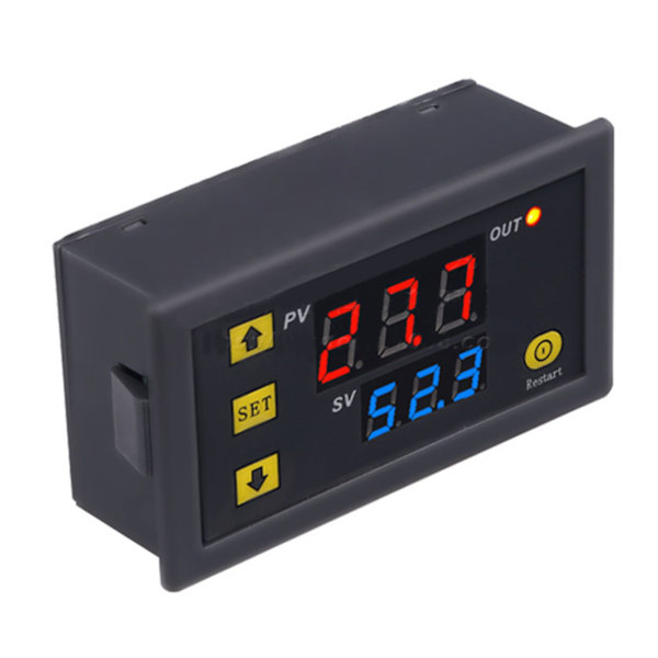 Digitalt display temperaturregulator, opvarmning og køling, temperaturkontrol, omskiftermodul AC110-220V