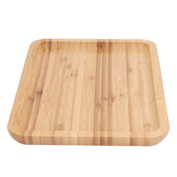 Bambusbrett - trygt, giftfritt, elegant, rektangulært matbrett for kaffe, te og frokost