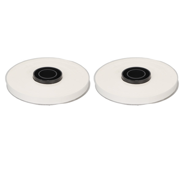 2 rulletikettband 16 m lång 5 mm bred klar utskrift PET vit etiketttejp Ersättning för MAX LM 550A