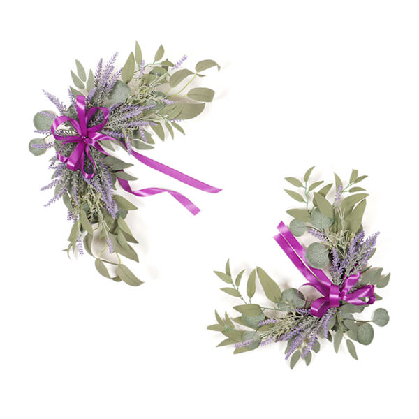 2 st konstgjorda blommor, flerfunktionsdekoration, konstgjorda lavendelblommor för bröllop