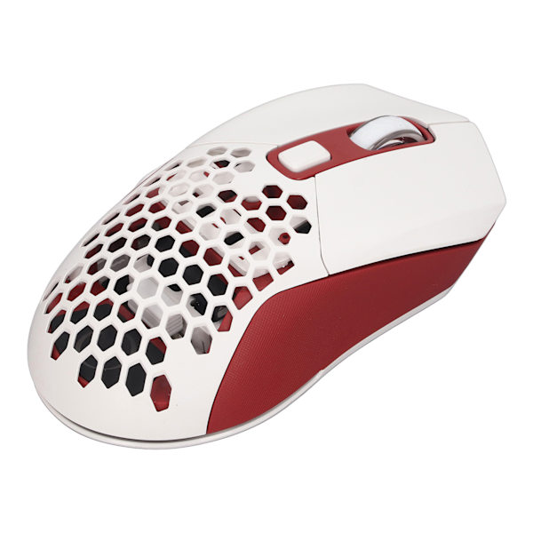 Langaton hiiri 2.4G tai BT5.1, säädettävä DPI koverrettu RGB-taustavalaistu Plug and Play -pelihiiri pelitoimistoon Study Valkoinen Punainen