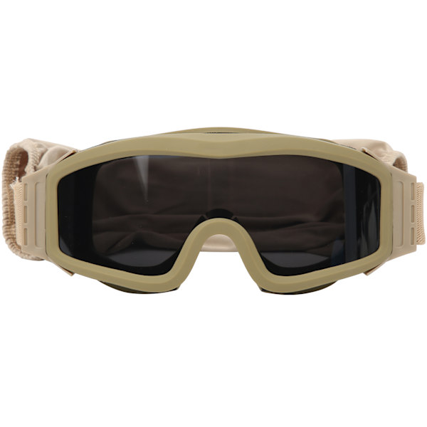 6003 Tactics Windproof Military Glasses Desert Goggles för CS Training Jungle Fieldkhaki